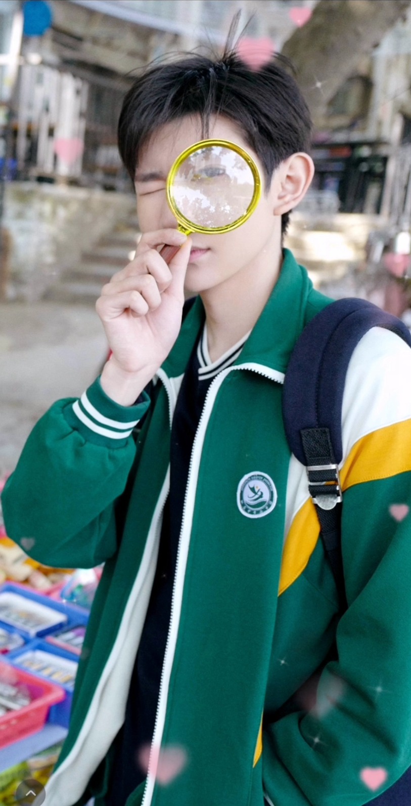 王源灿烂灿烂校服路透邻家学长氛围满分