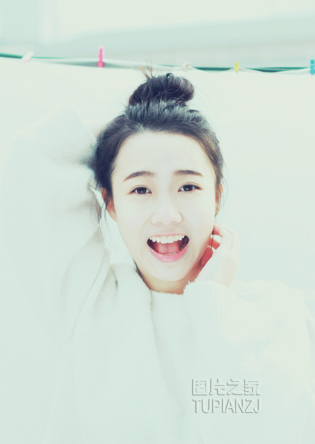 90后小少女清新优雅照