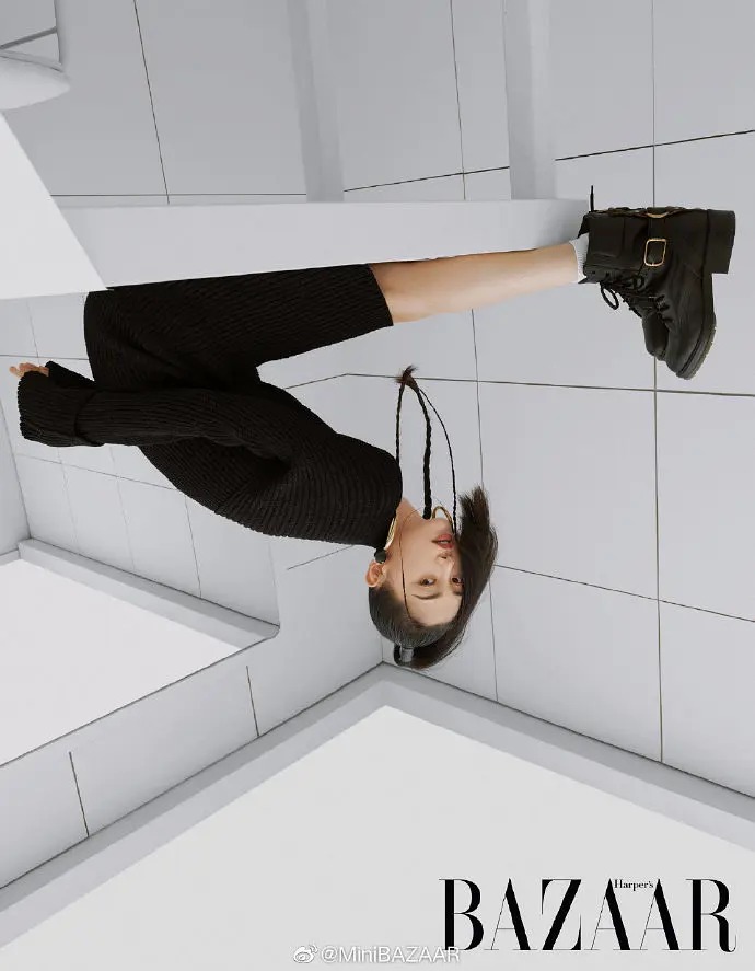 潮流明星赵文浩田依桐个性杂志大片