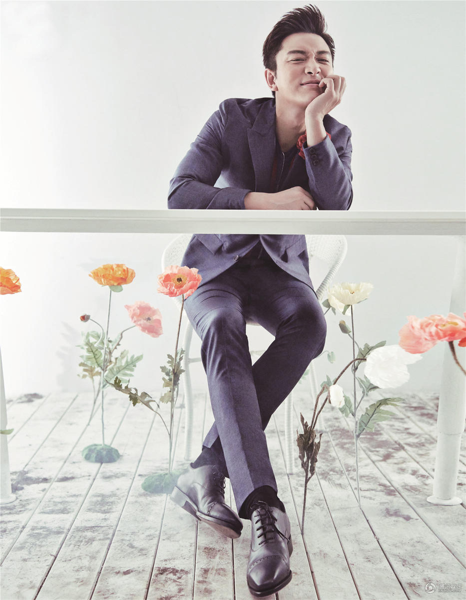 贾乃亮与陈欧《芭莎男士》封面大片