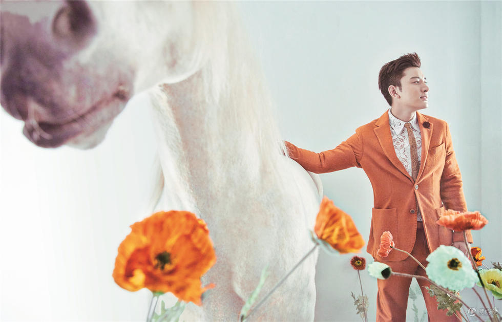 贾乃亮与陈欧《芭莎男士》封面大片