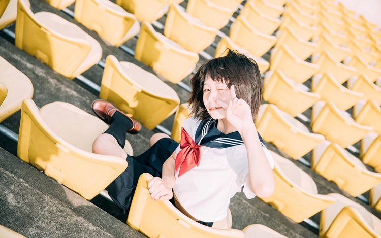 校园女神现役JK青春日常少女黑丝美腿写真