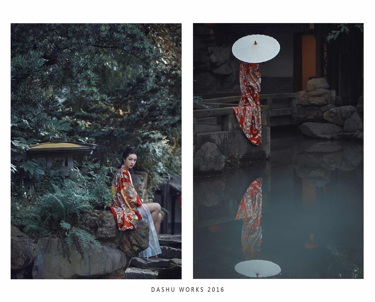 气场好强的裸肩古装美女