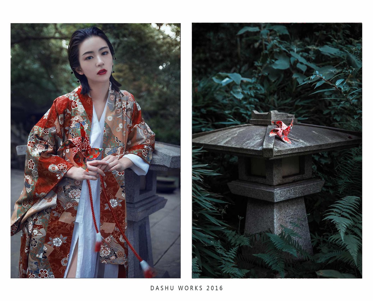 气场好强的裸肩古装美女