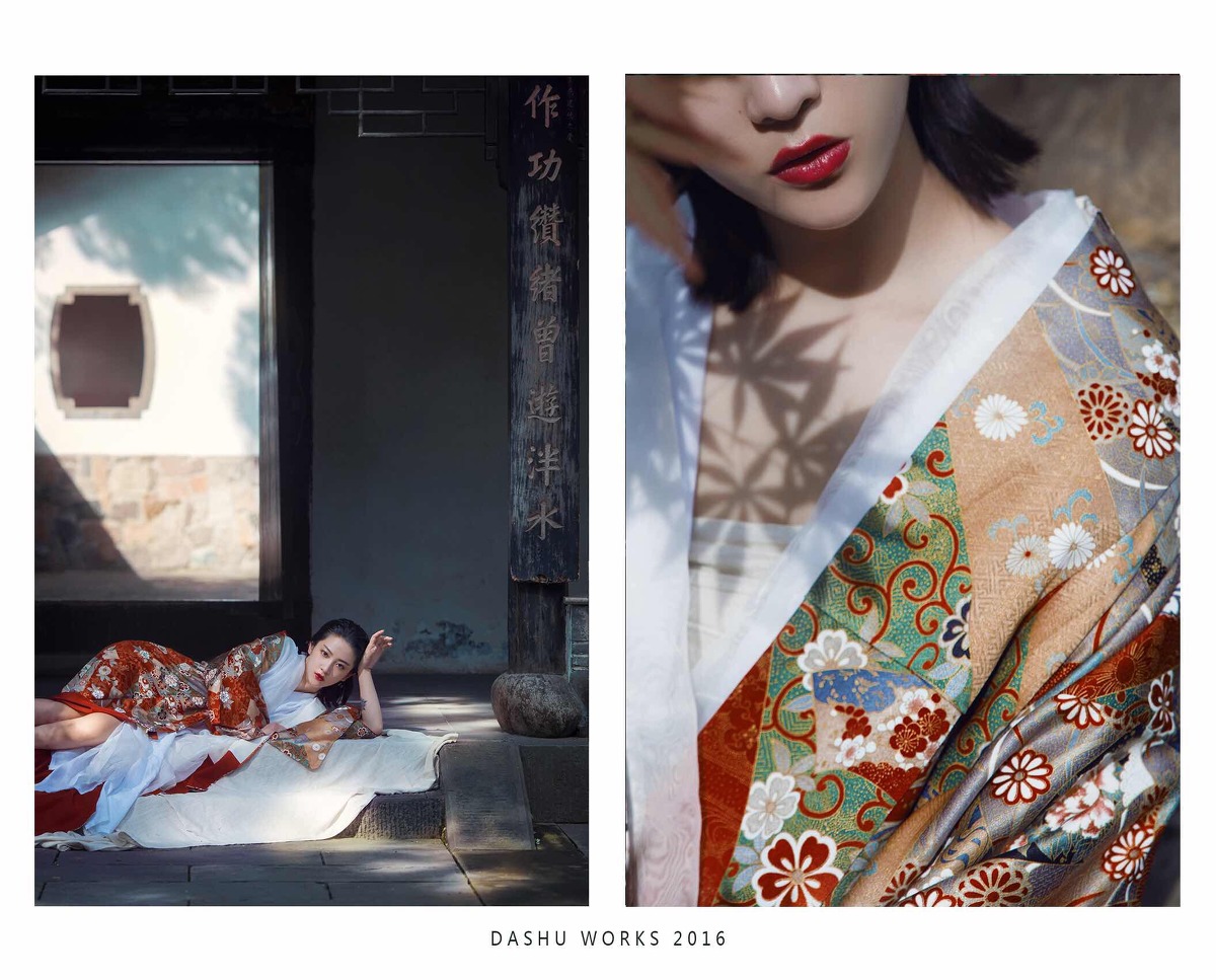 气场好强的裸肩古装美女