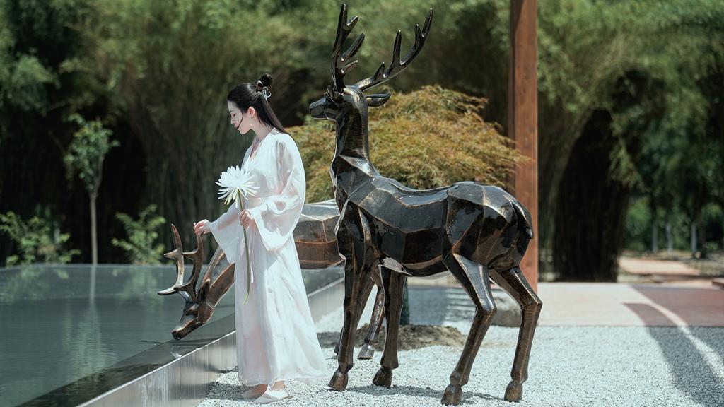 纤尘不染的古装佳人唯美古风图片