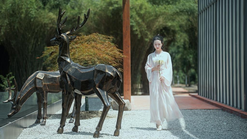 纤尘不染的古装佳人唯美古风图片