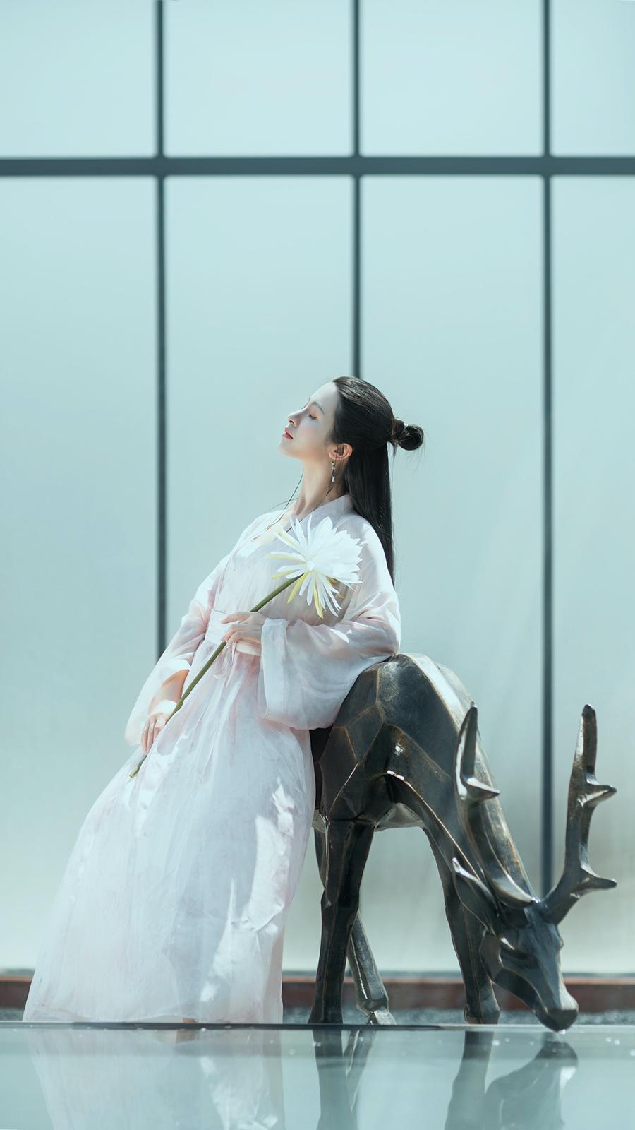 纤尘不染的古装佳人唯美古风图片