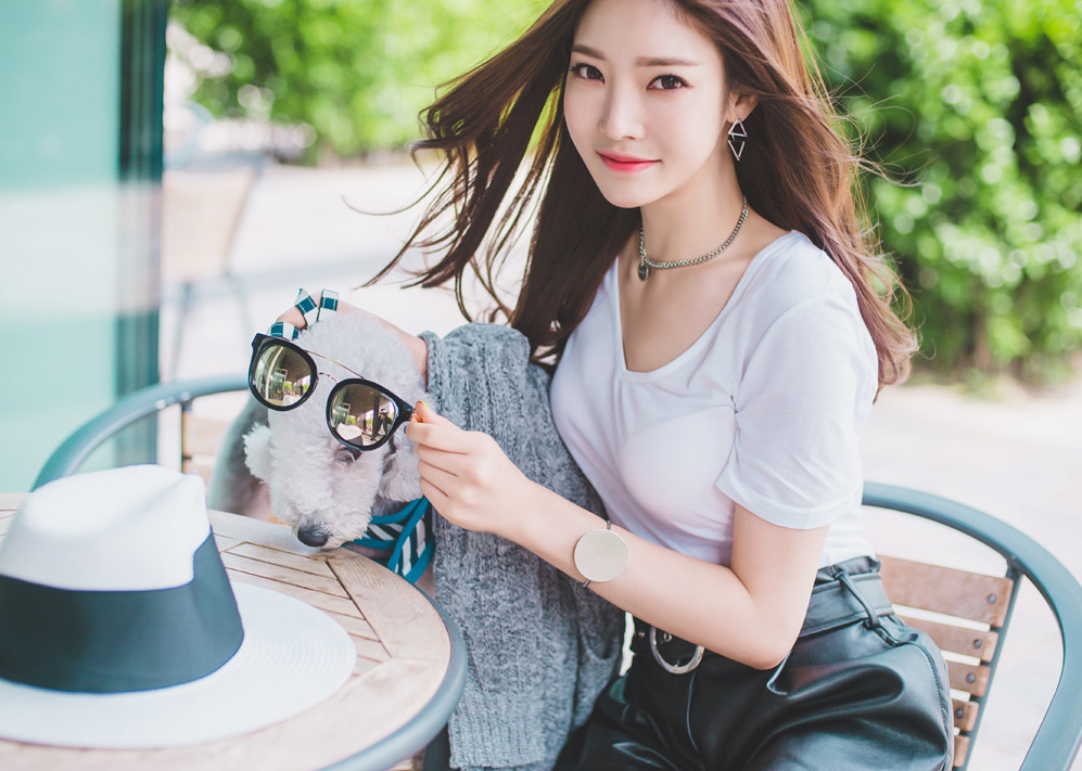 韩国漂亮女模特生活照