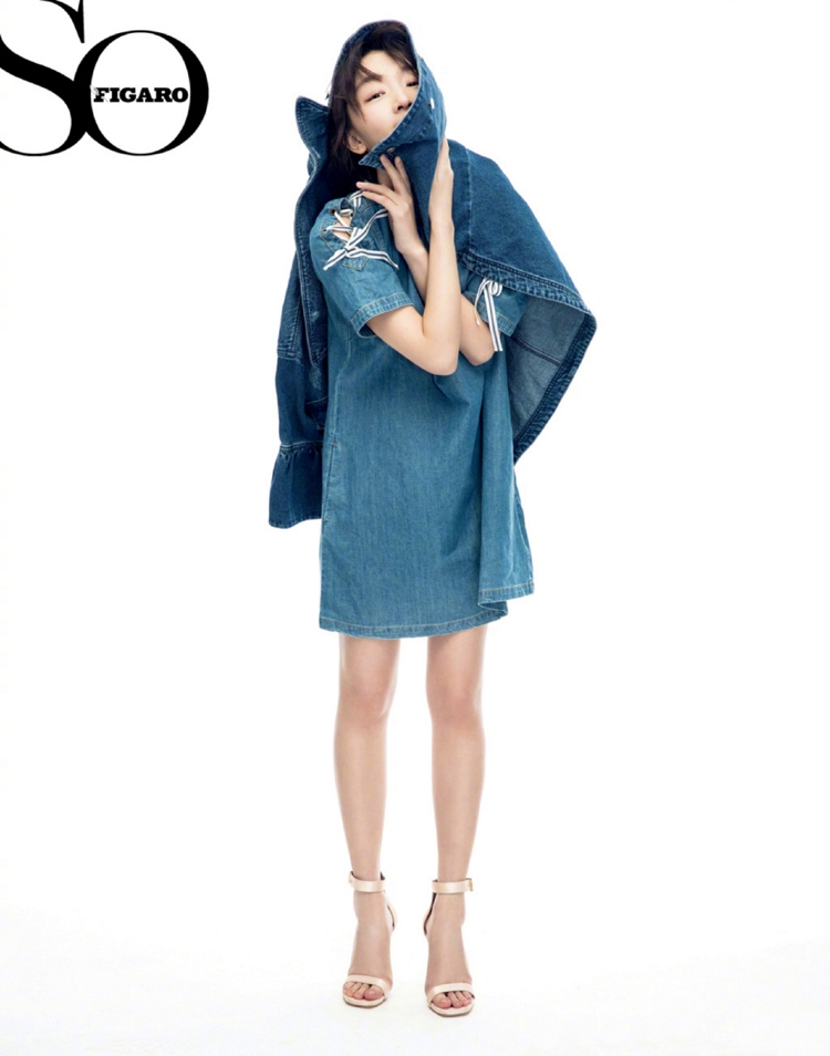 邻家气质女孩周冬雨灵动元气个人服饰明星写真图片