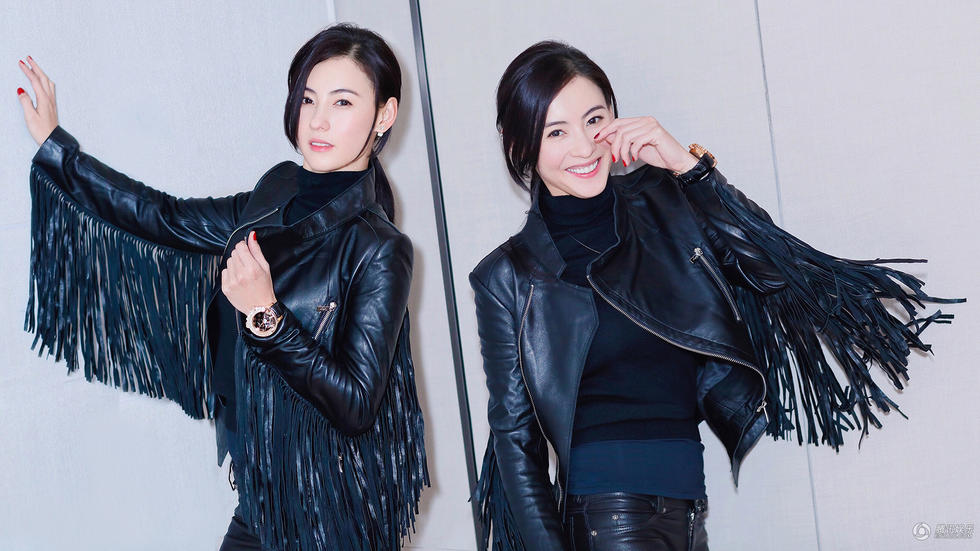 张柏芝穿飘逸仙女裙 美艳撩人心