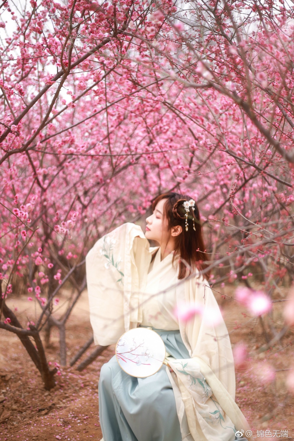 皮肤白嫩红唇古装美女