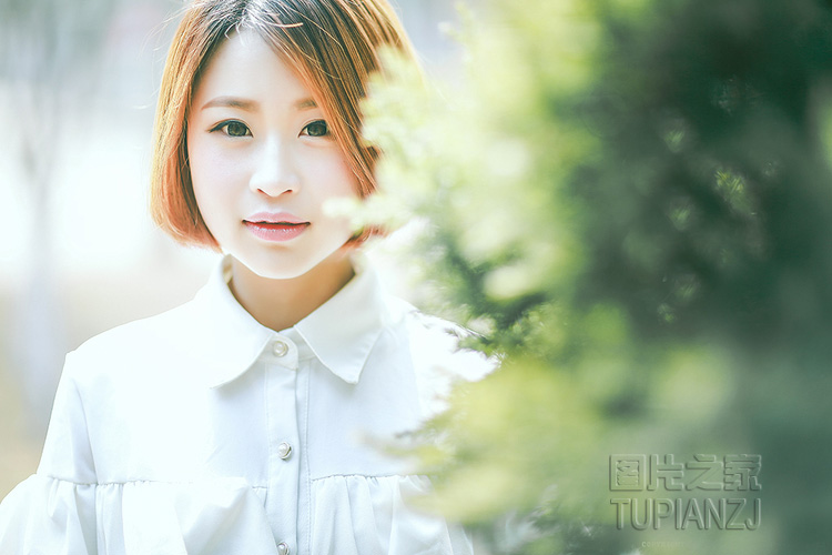 校花纯白清纯照 空灵可人