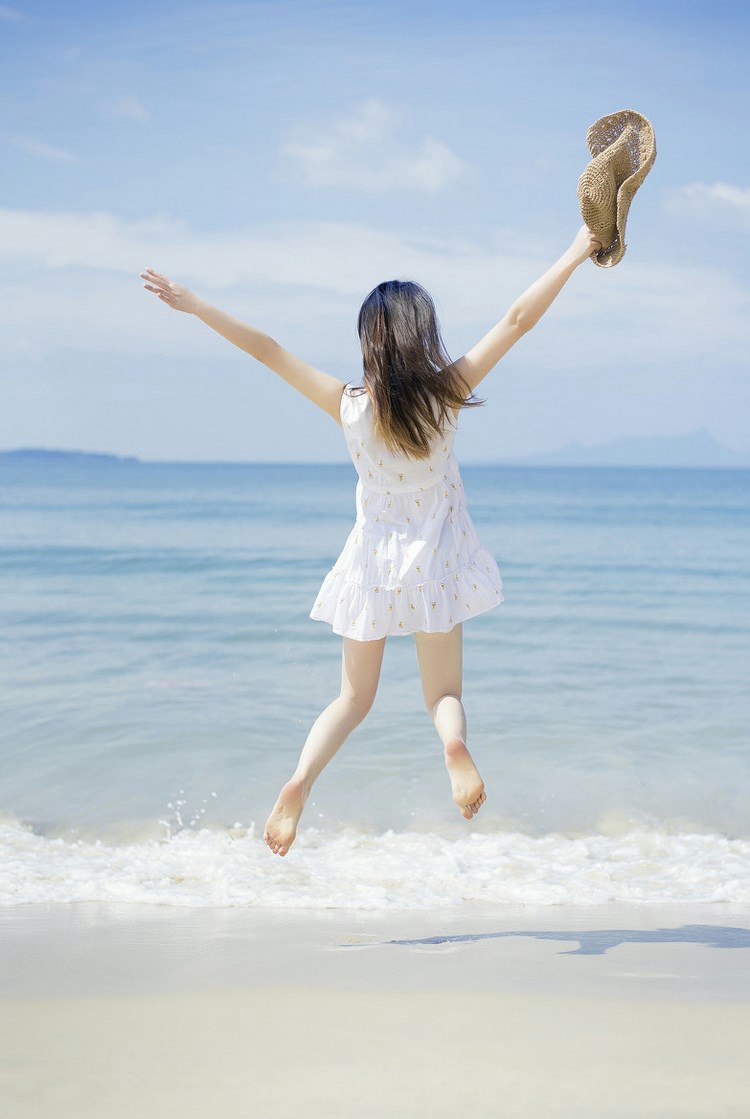 Beautyleg高挑细长腿白丝袜高跟美女