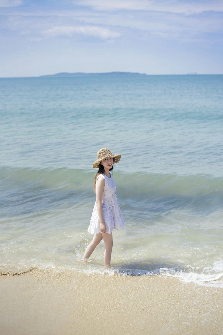 Beautyleg高挑细长腿白丝袜高跟美女