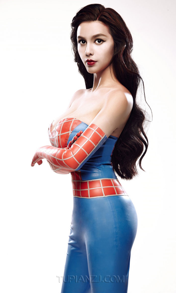 性感美女苏梓玲化身性感蜘蛛侠