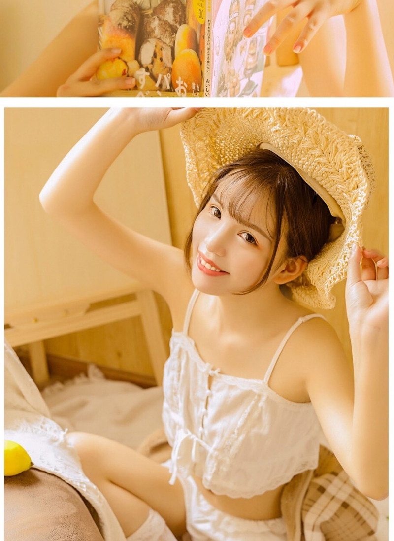 美女萝莉吊带短裤细腰美腿写真