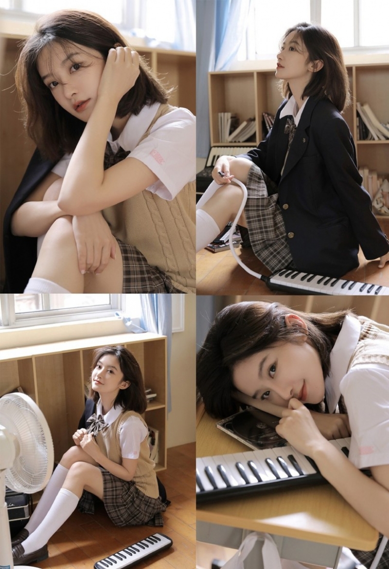 漂亮学生妹长相清秀日系美女图