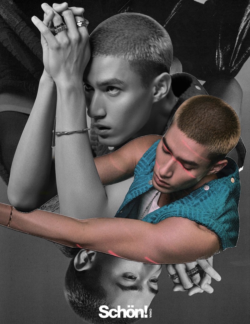 INTO1-米卡氛围感拼贴大片诠释多元魅力