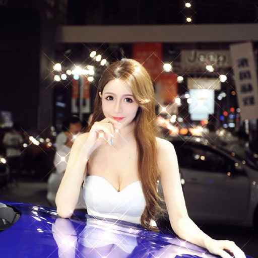 大胸车模身材火爆性感写真