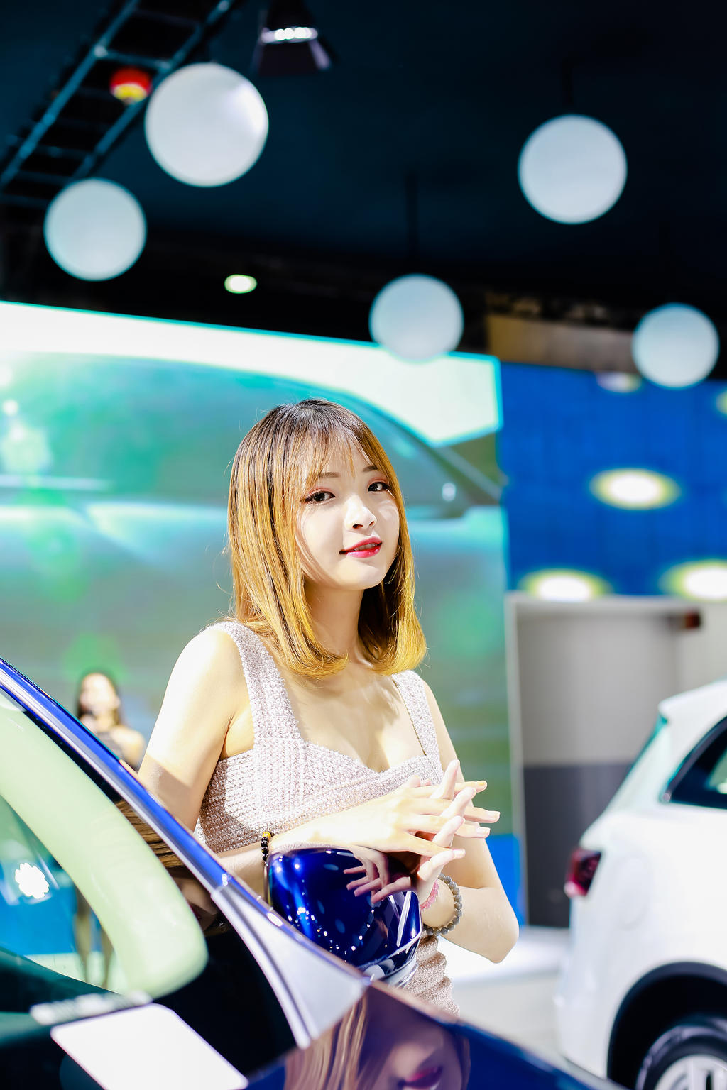 杭州西博秋季车展美女车模写真