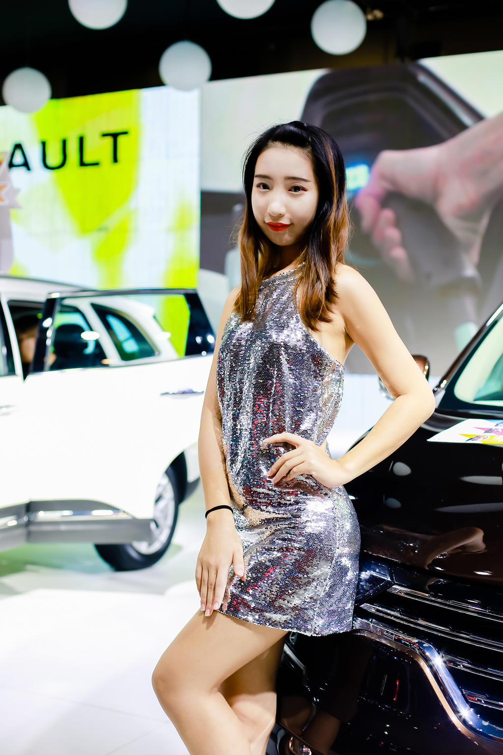 杭州西博秋季车展美女车模写真