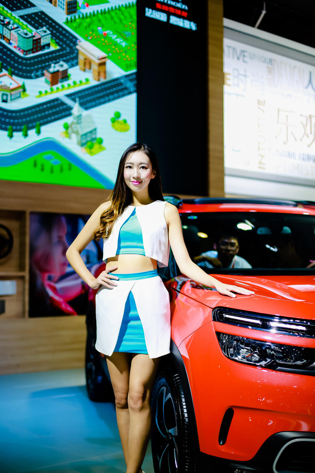 杭州西博秋季车展美女车模写真