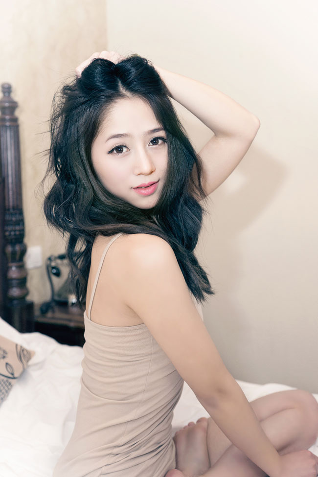 清晨性感迷情女人