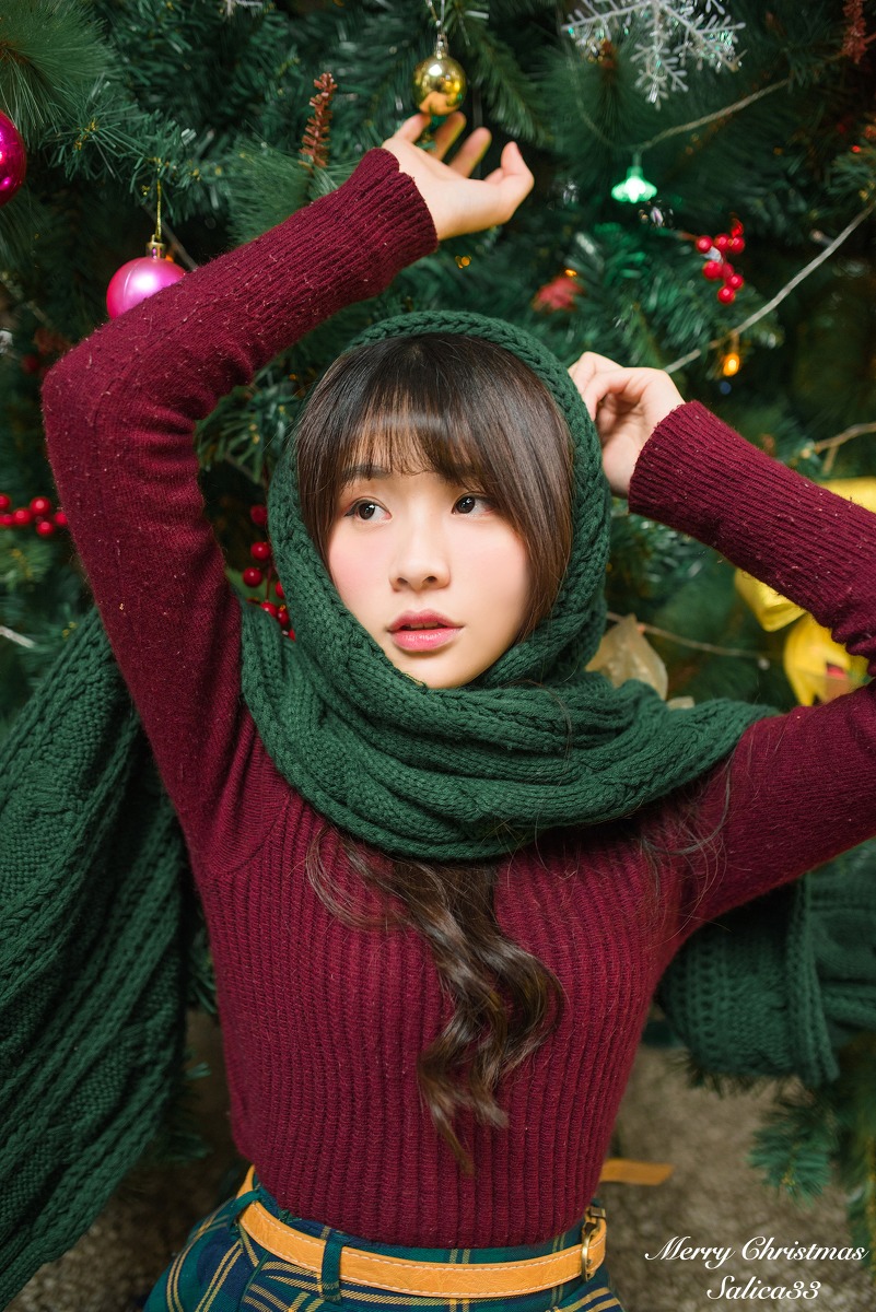 长发刘海美女皮肤超好