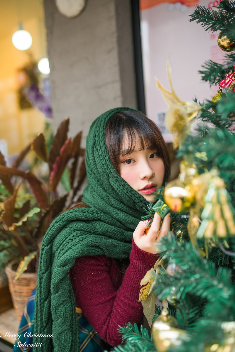 长发刘海美女皮肤超好