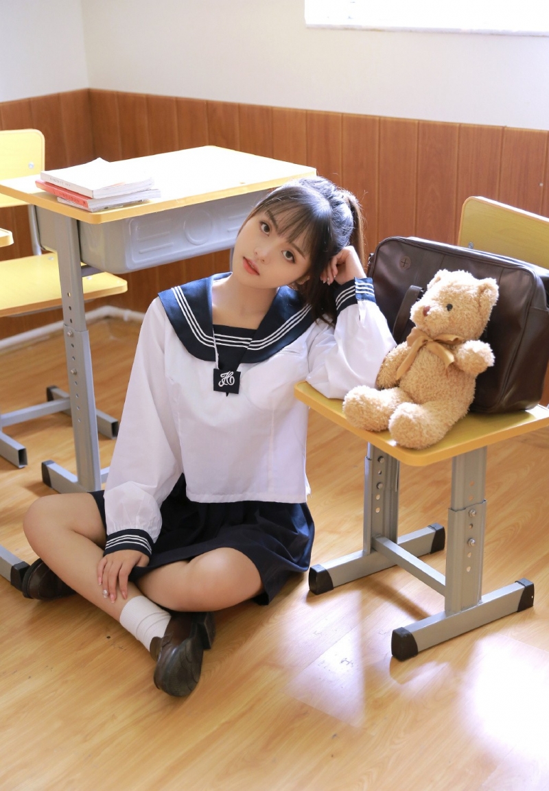 校花jk制服清纯养眼妹子图