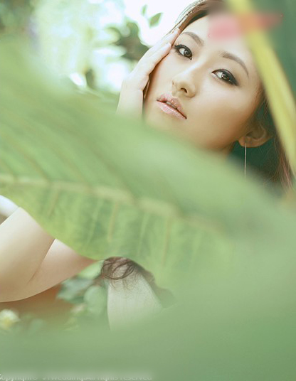 女孩室内写真 打造休闲小清新风