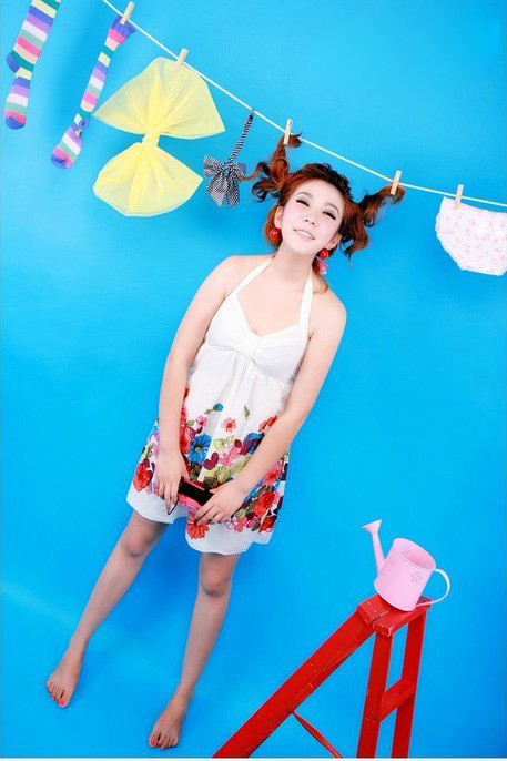 女孩室内写真 打造休闲小清新风