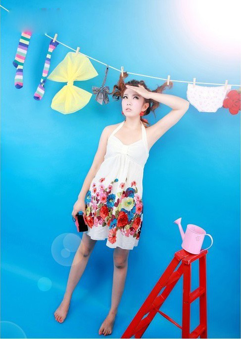 女孩室内写真 打造休闲小清新风