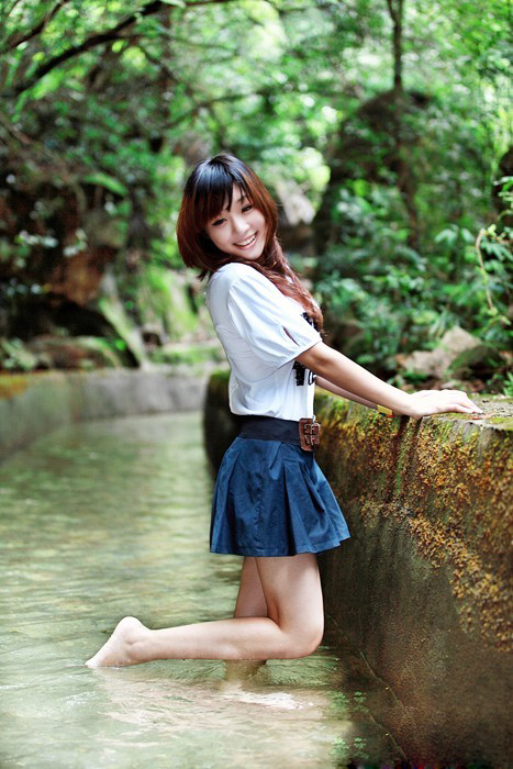 女孩室内写真 打造休闲小清新风