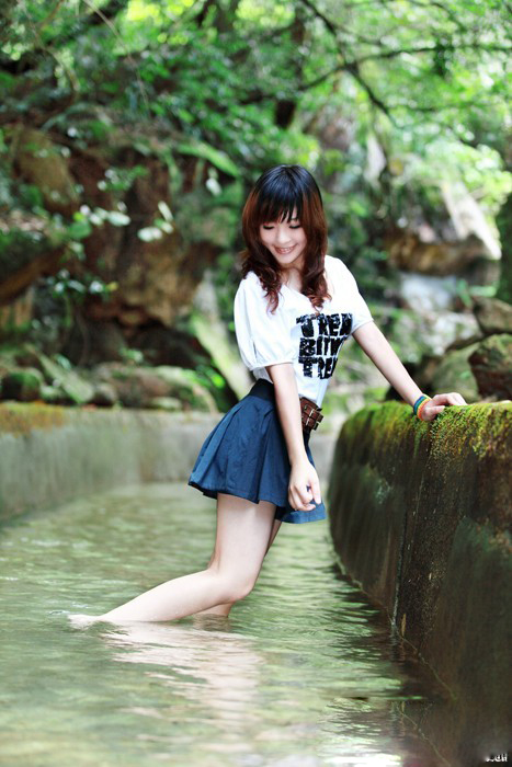 女孩室内写真 打造休闲小清新风