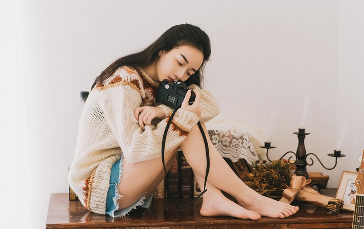 日本和服美女多香子吊带内衣丰满酥胸翘臀性感写真