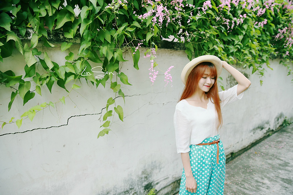 邻家美女初秋唯美写真