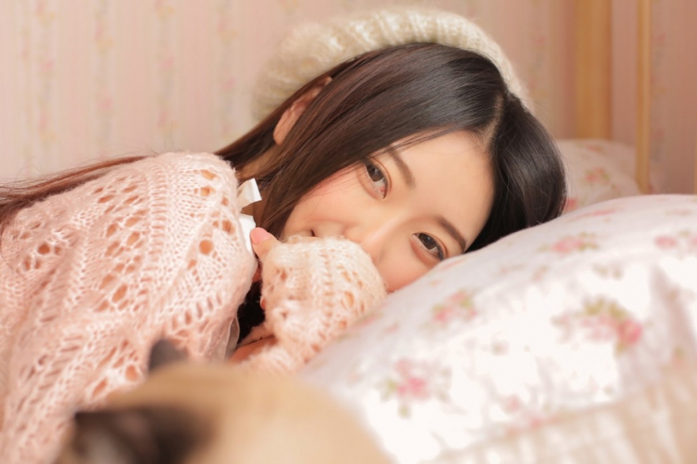 清新漂亮的小女人粉嫩公主风唯美养眼的亚洲自拍