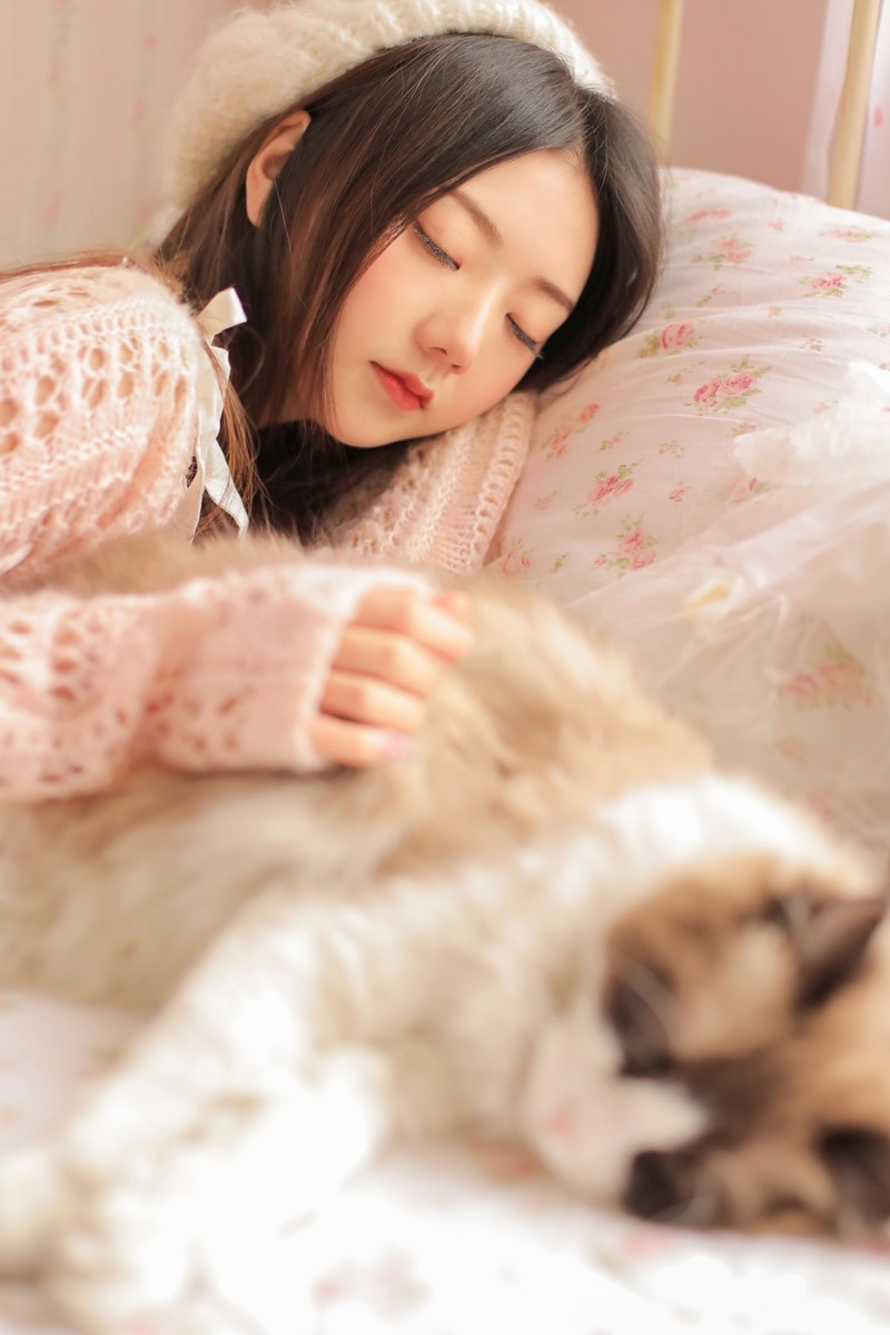 清新漂亮的小女人粉嫩公主风唯美养眼的亚洲自拍