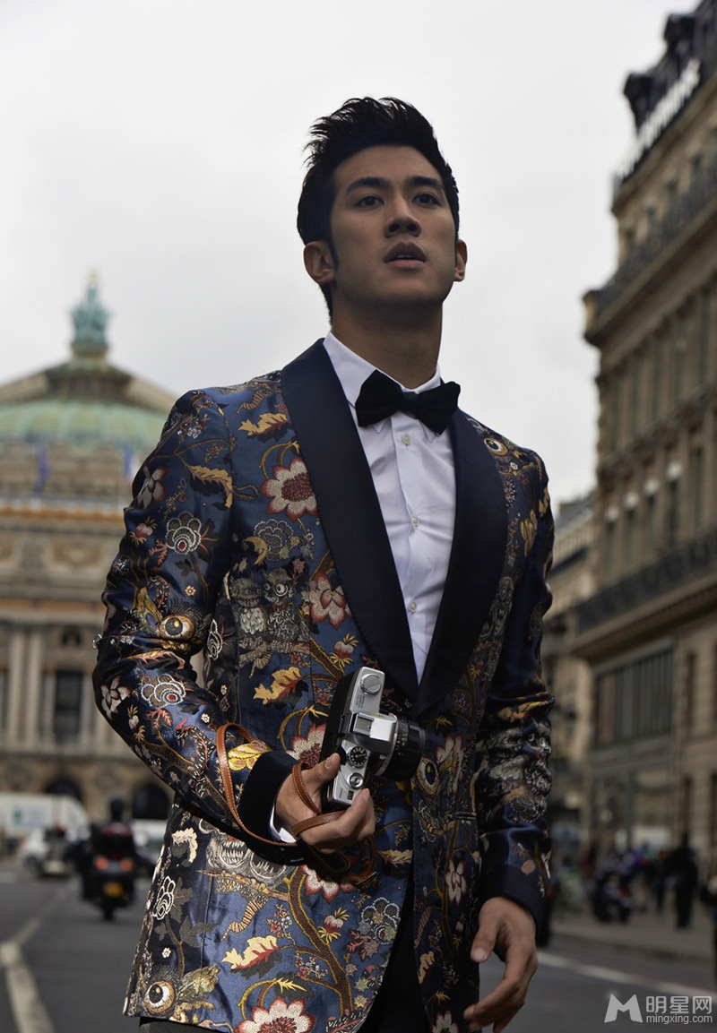 李治廷时尚写真 巴黎街头尽显魅力